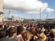 La foule devant la petite scène