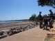 Promenade en vélo vers le lac sécuritaire où…