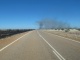 Le bord de route en feu