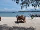 La plage devant notre établissement.