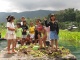 Une petite heure en kayak gonflable nous permet de faire la renc…