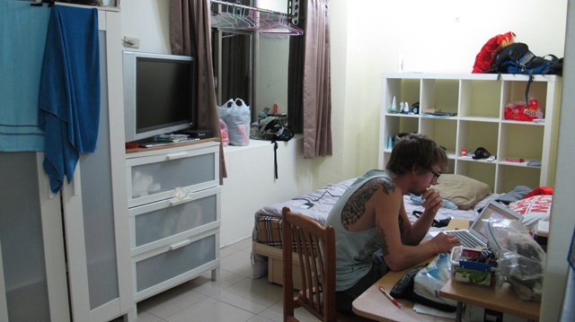 Notre 1½ qui fera office de bureau pour Martin pendant no…