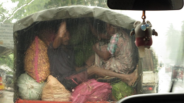 En route vers Dambulla. Ici les règles de sécurit&…